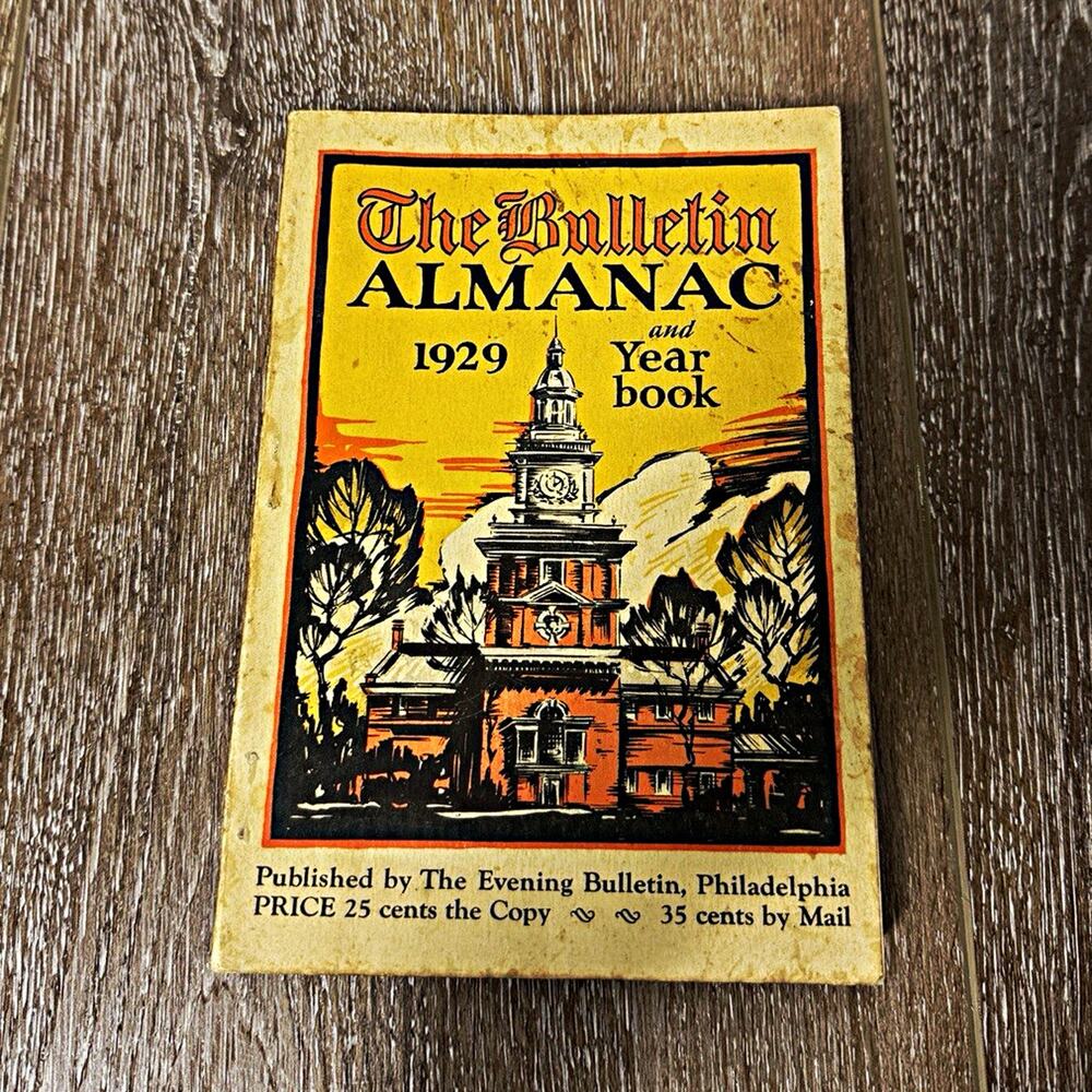 The Bulletin Almanac and Year Book 1929, The Evening Bulletin Philadelphia